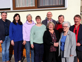 Die Vorstandschaft nach der Wahl im März 2025 mit dem Unterbezirksvorsitzenden