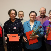 Ehrung der langjährigen Mitglieder