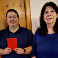 Manuel Christ mit Heidi Ludwig